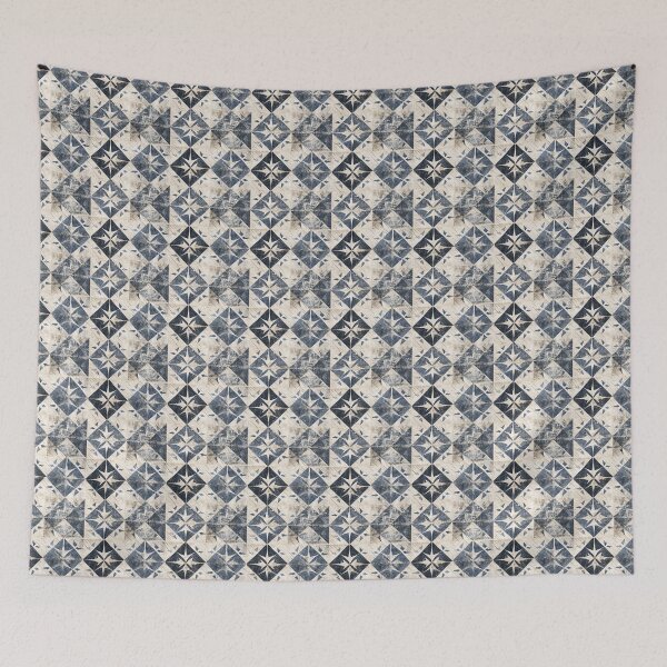 Item preview, Aged Blue Pattern designed and sold by nicbeeseart.