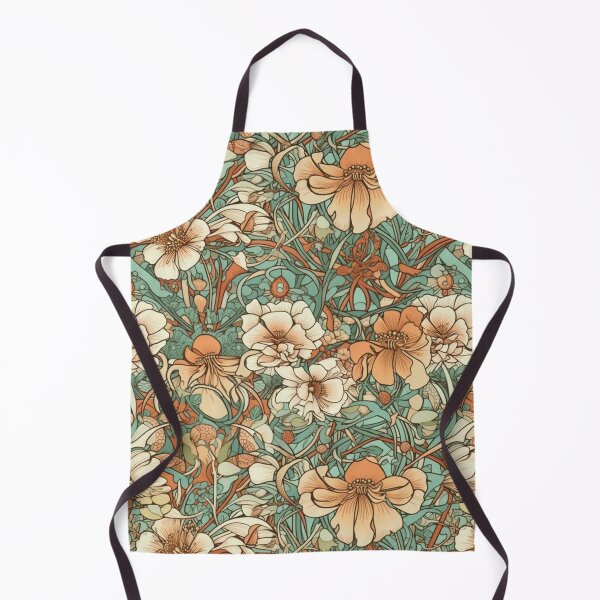 Item preview, Elegance of Flowers: Art Nouveau-Inspired Floral Harmon designed and sold by BorczVisuals.
