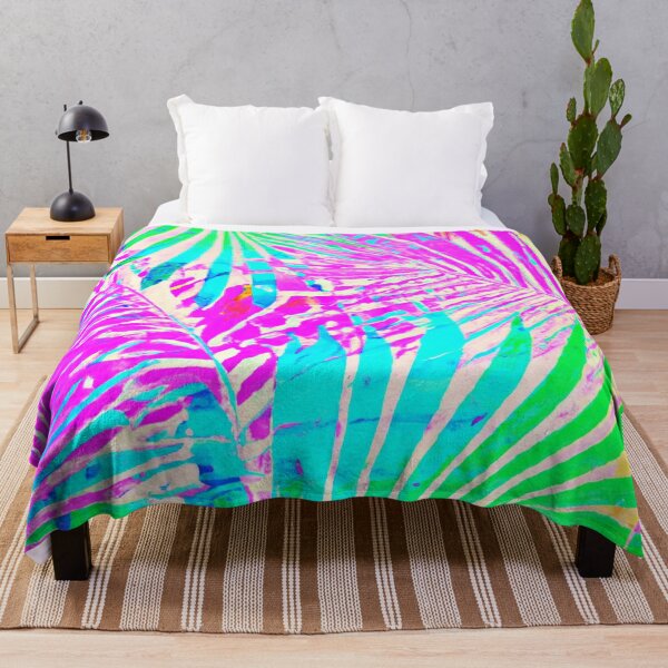 Item preview, Leafy Neon Delight Vivid Pattern designed and sold by Health And Fitness Posts e-Store.