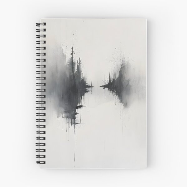 Item preview, Tranquil Elegance: Watercolor and Charcoal designed and sold by GodoAbstractArt.