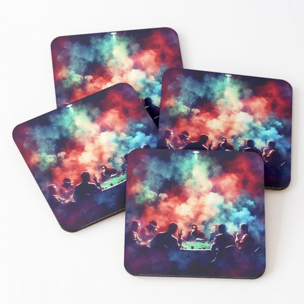 Item preview, Neo Noir Vintage Underground poker game [Watercolor] designed and sold by RESToRAPTOR.