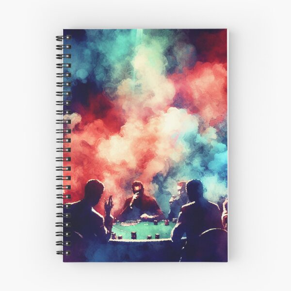 Item preview, Neo Noir Vintage Underground poker game [Watercolor] designed and sold by RESToRAPTOR.