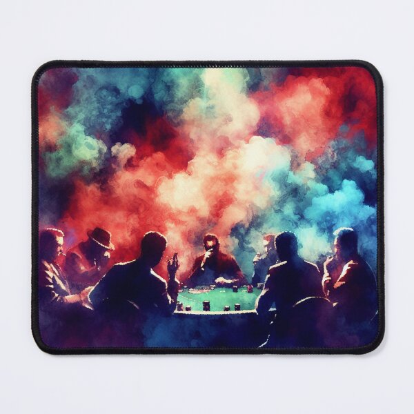 Item preview, Neo Noir Vintage Underground poker game [Watercolor] designed and sold by RESToRAPTOR.