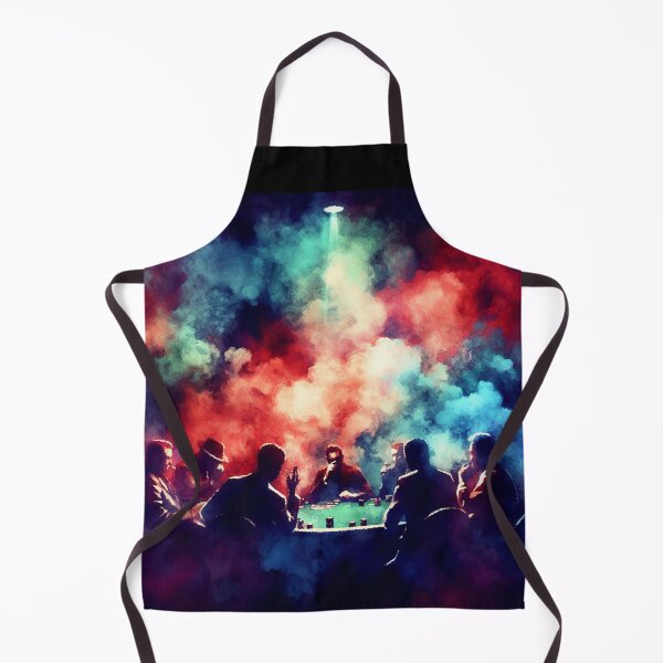 Item preview, Neo Noir Vintage Underground poker game [Watercolor] designed and sold by RESToRAPTOR.