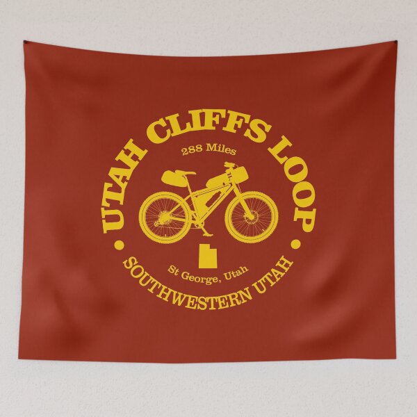 Item preview, Utah Cliffs Loop (cycling) designed and sold by curranmorgan.