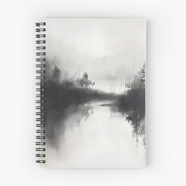 Item preview, Whispers of Monochrome: Sumi-e Essence designed and sold by GodoAbstractArt.