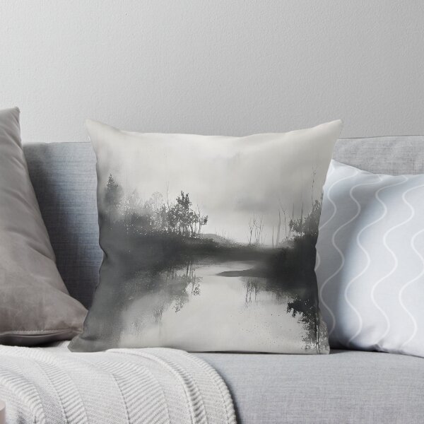 Item preview, Whispers of Monochrome: Sumi-e Essence designed and sold by GodoAbstractArt.