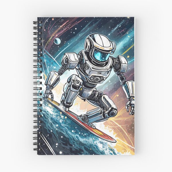 Item preview, Cosmic Surfer Bot designed and sold by drawbey.