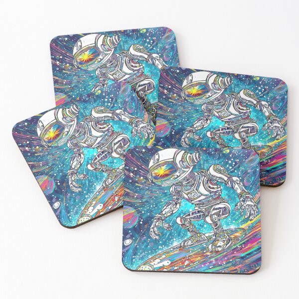 Item preview, Cosmic Surfer Bot designed and sold by drawbey.