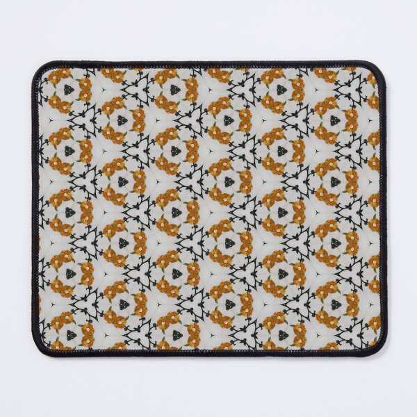 Item preview, A pattern of orange and black flowers designed and sold by johndesign88.