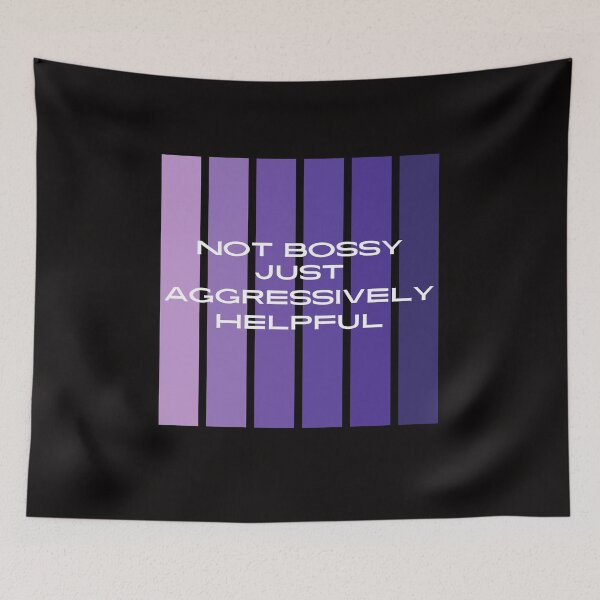 Item preview, Not Bossy Just Aggressively Helpful - Funny Sarcastic saying for Bossy Mom and Friend, Boss, Teacher And Chef  designed and sold by CHAMSSTORE.