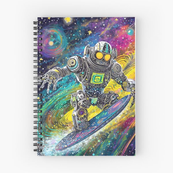 Item preview, Cosmic Surfer Bot designed and sold by drawbey.