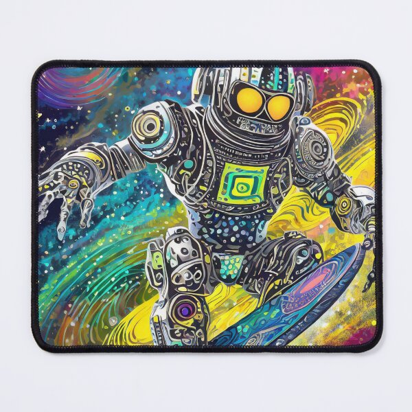 Item preview, Cosmic Surfer Bot designed and sold by drawbey.