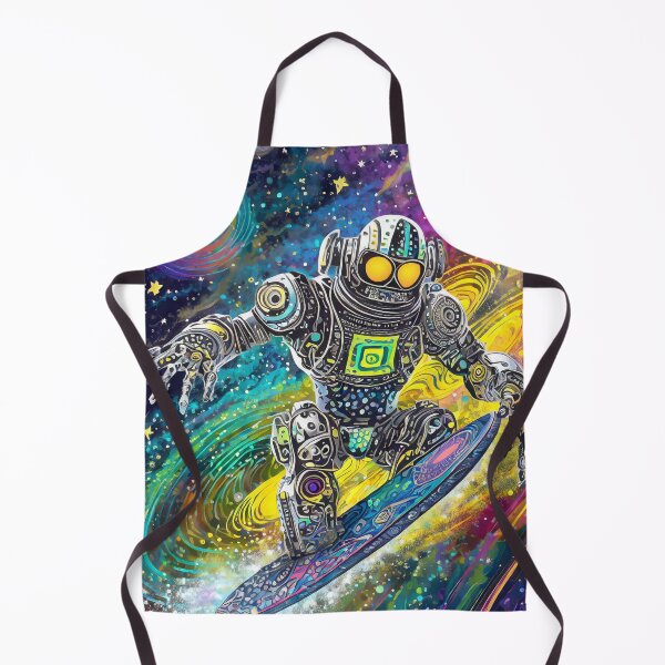 Item preview, Cosmic Surfer Bot designed and sold by drawbey.