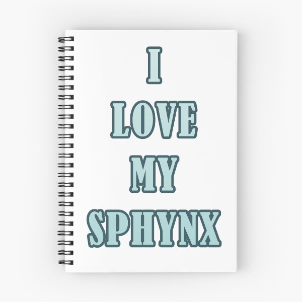 Artikelvorschau, Ich liebe meinen Sphynx BLAU entworfen und verkauft von OrangesAndFun.