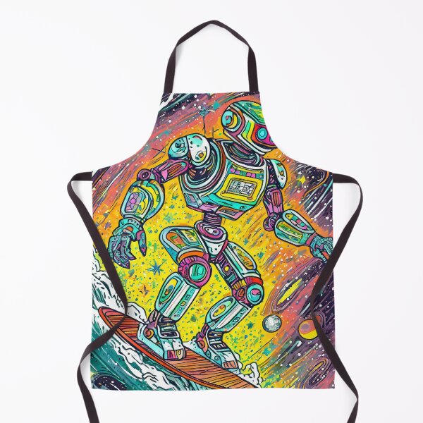 Item preview, Cosmic Surfer Bot designed and sold by drawbey.