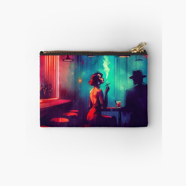 Item preview, Neo Noir Vintage Night Bar [Watercolor] designed and sold by RESToRAPTOR.