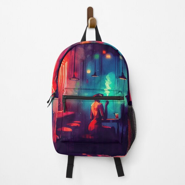 Item preview, Neo Noir Vintage Night Bar [Watercolor] designed and sold by RESToRAPTOR.