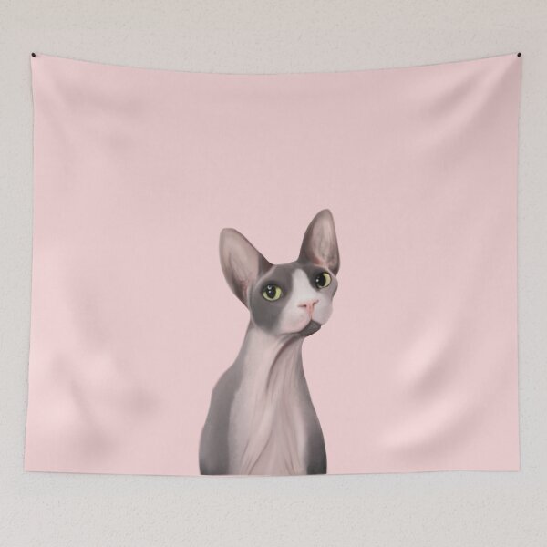 Item preview, curious sphynx designed and sold by MonikaLauda.