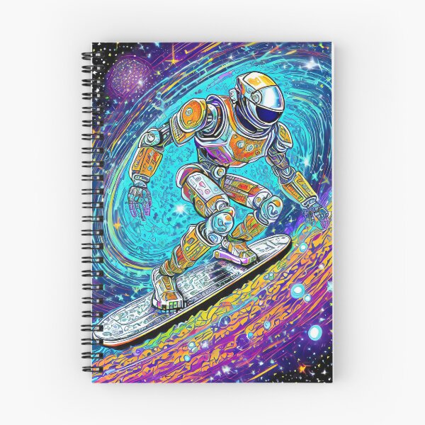 Item preview, Cosmic Surfer Bot designed and sold by drawbey.