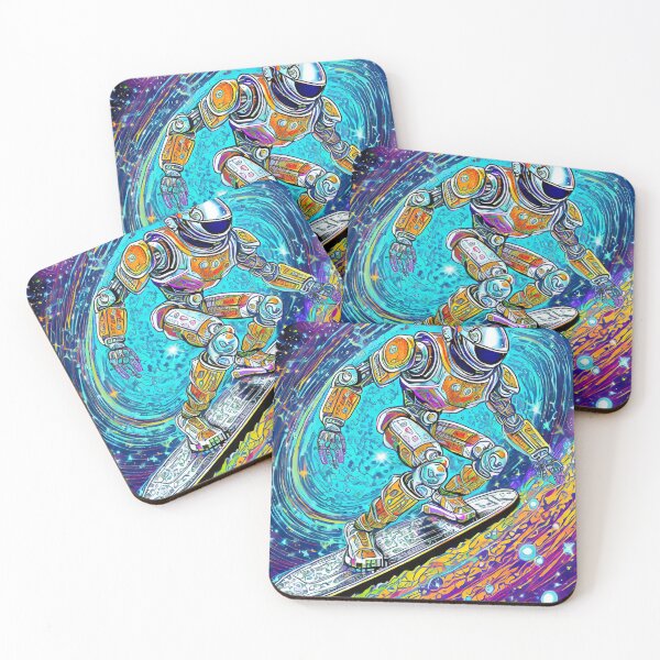Item preview, Cosmic Surfer Bot designed and sold by drawbey.