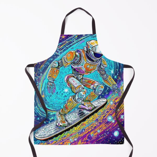 Item preview, Cosmic Surfer Bot designed and sold by drawbey.