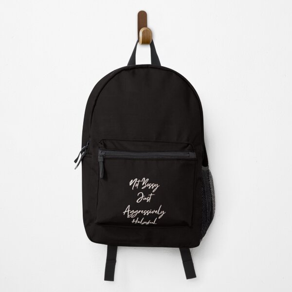 Item preview, Not Bossy Just Aggressively Helpful - Funny Sarcastic saying for Bossy Mom and Friend, Boss, Teacher And Chef  designed and sold by CHAMSSTORE.