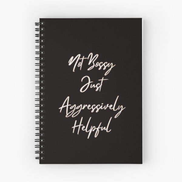 Item preview, Not Bossy Just Aggressively Helpful - Funny Sarcastic saying for Bossy Mom and Friend, Boss, Teacher And Chef  designed and sold by CHAMSSTORE.