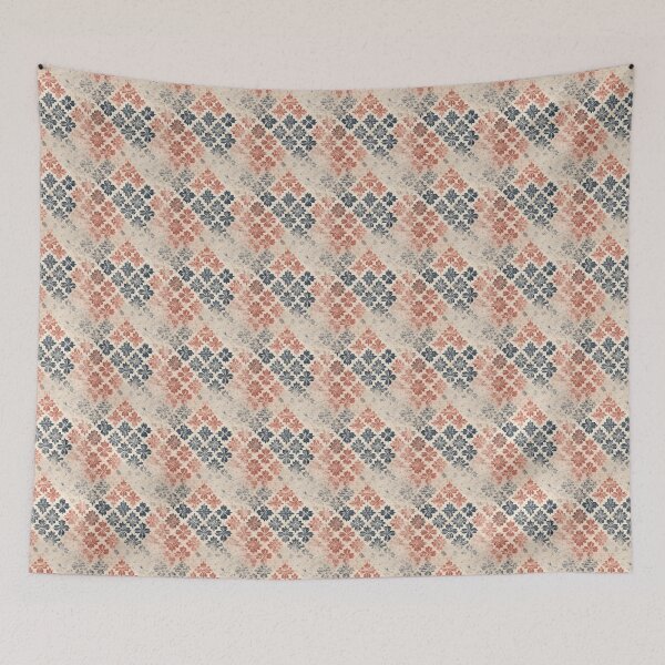 Item preview, Aged Blue & Red Flowers designed and sold by nicbeeseart.