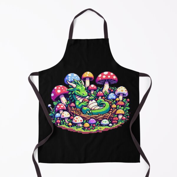 Item preview, Green Dragon Chillin with the Shrooms designed and sold by PinoyDnDShirts.