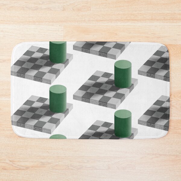 Item preview, Checker shadow optical illusion designed and sold by VeryRandomShop.