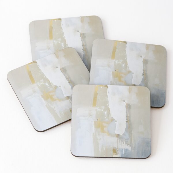 Item preview, Gentle Impressions in Beige and Cream designed and sold by GodoAbstractArt.