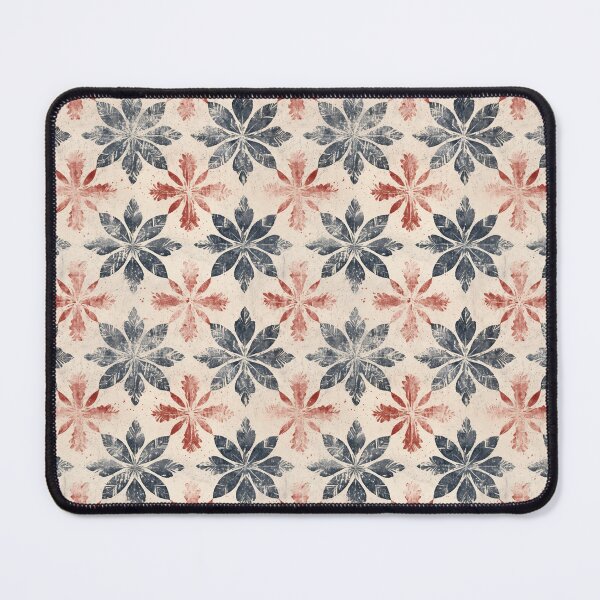 Item preview, Aged Large Blue & Red Florals designed and sold by nicbeeseart.