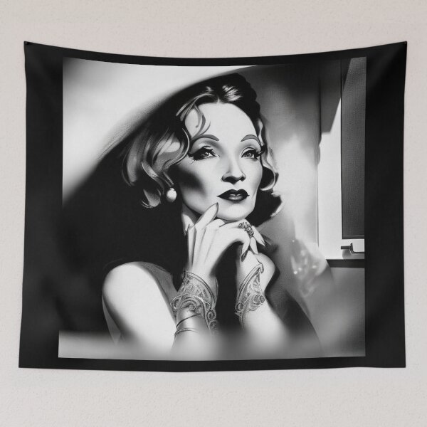 Item preview, Marlene Dietrich designed and sold by PeacefulHShop.