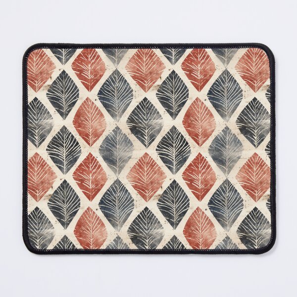 Item preview, Aged Large Blue & Red Leaves designed and sold by nicbeeseart.