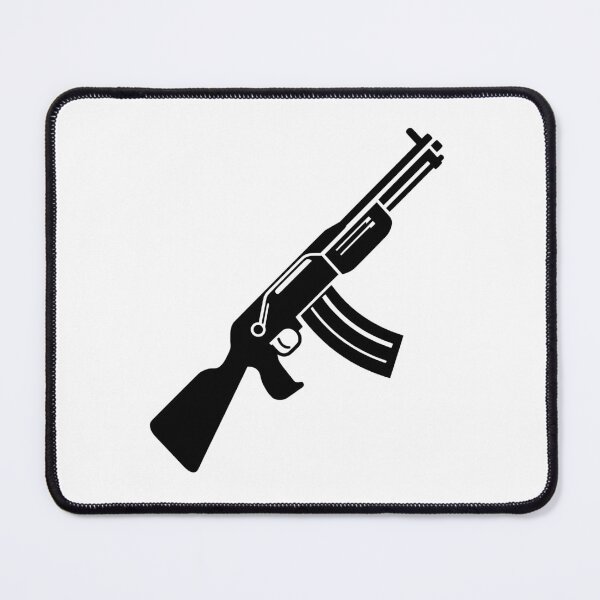 Item preview, Classic Black and White Machine Gun designed and sold by Modern-Horizon.