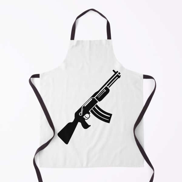 Item preview, Classic Black and White Machine Gun designed and sold by Modern-Horizon.