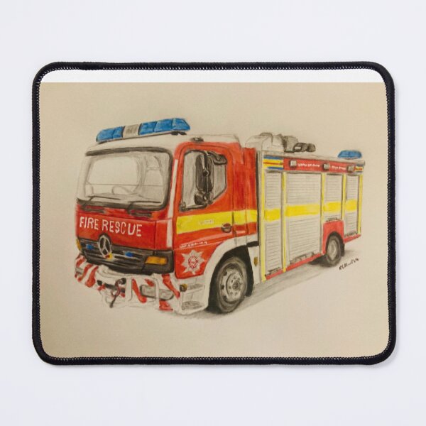 Item preview, Somerset HRT Fire truck  designed and sold by Truck drawing art.