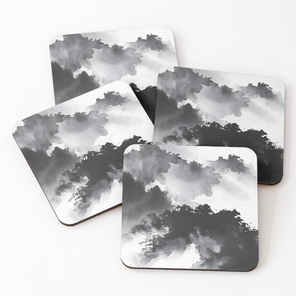Item preview, Tranquil Shades: Sumi-e in Monochrome designed and sold by GodoAbstractArt.