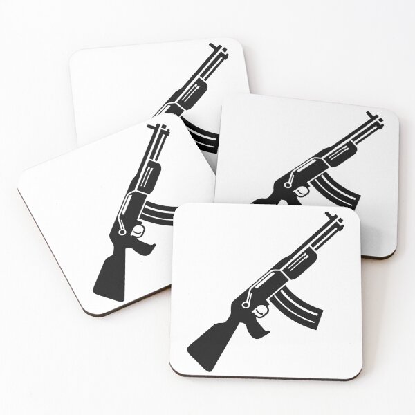 Item preview, Classic Black and White Machine Gun designed and sold by Modern-Horizon.