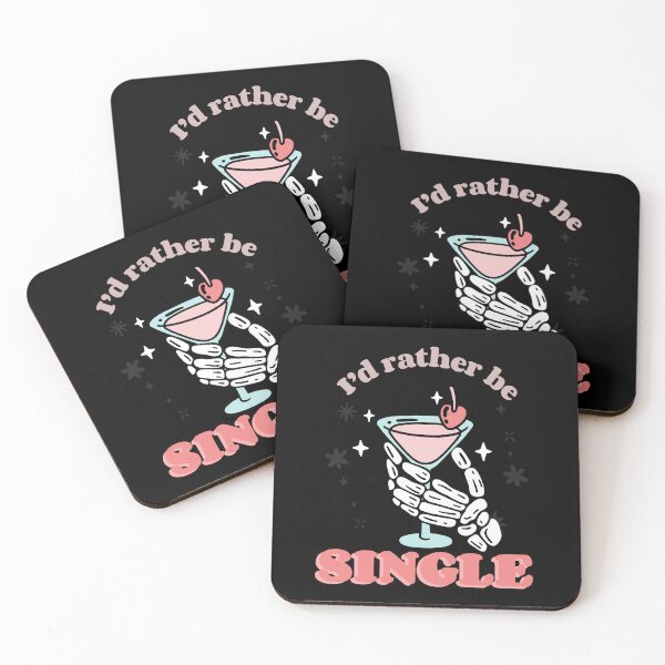 Item preview, I'd Rather Be Single  designed and sold by RiseandShineTee.