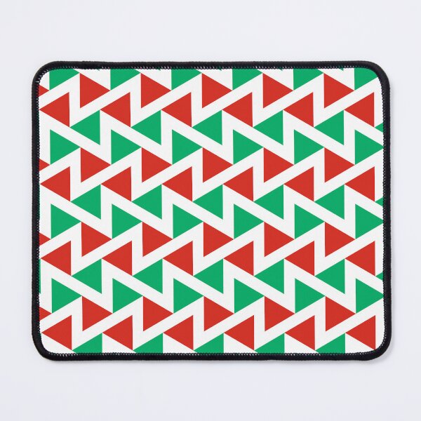 Item preview, Green White Red Bulgaria Tricolor Zigzag Line Triangle Horizontal Cultural Proud Bulgarian Language Pattern designed and sold by PenguinForests.