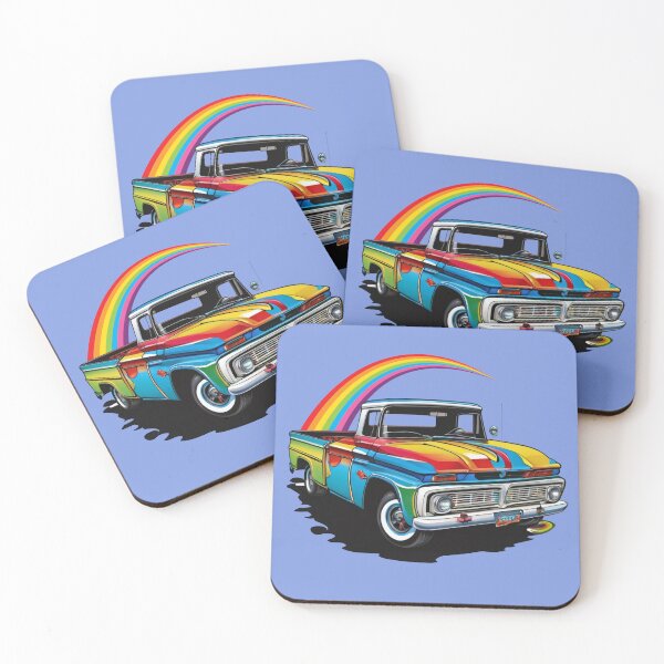 Item preview, Artistic Antique Colorful Pick-Up Truck  designed and sold by shutterrudder.