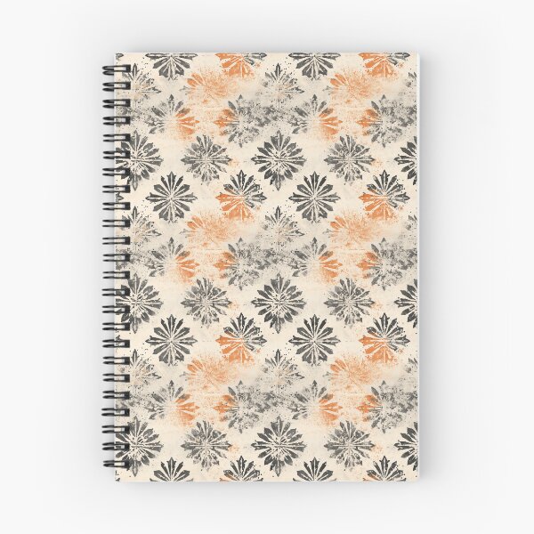 Item preview, Large Blue & Orange Flowers designed and sold by nicbeeseart.