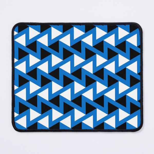 Item preview, Black Blue White Estonia Tricolor Zigzag Triangle Line Stripes Estonian Language Nordic Geometric Proud Folklore Pattern designed and sold by PenguinForests.