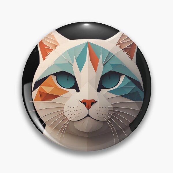 Item preview, multicolored cat designed and sold by cuatrilenio.