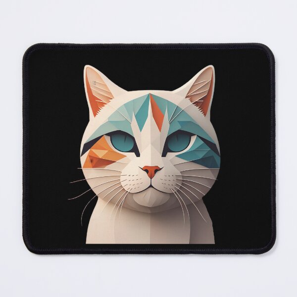 Item preview, multicolored cat designed and sold by cuatrilenio.