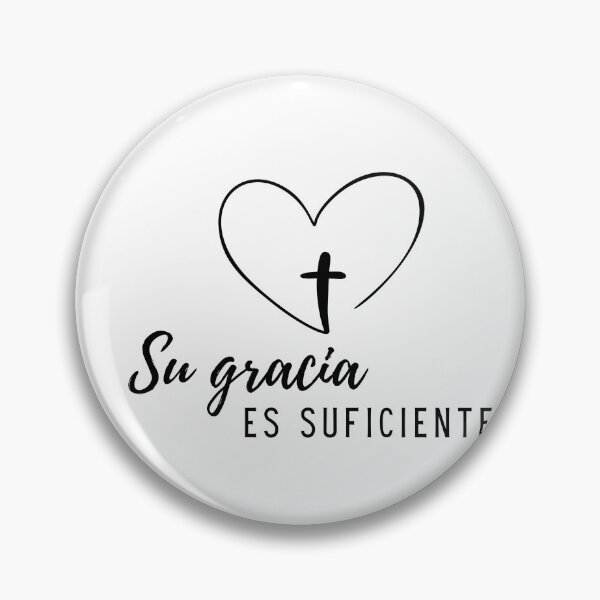 Item preview, Su gracia es suficiente - Frase bíblica designed and sold by vinxChosen.
