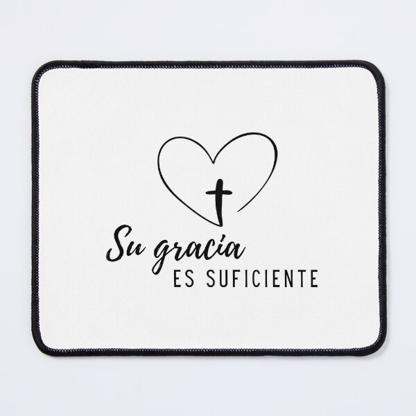 Item preview, Su gracia es suficiente - Frase bíblica designed and sold by vinxChosen.
