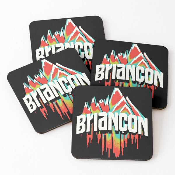 Item preview, Briançon Ski Charm - French Alpine Retreat Tee designed and sold by tokyojeff.